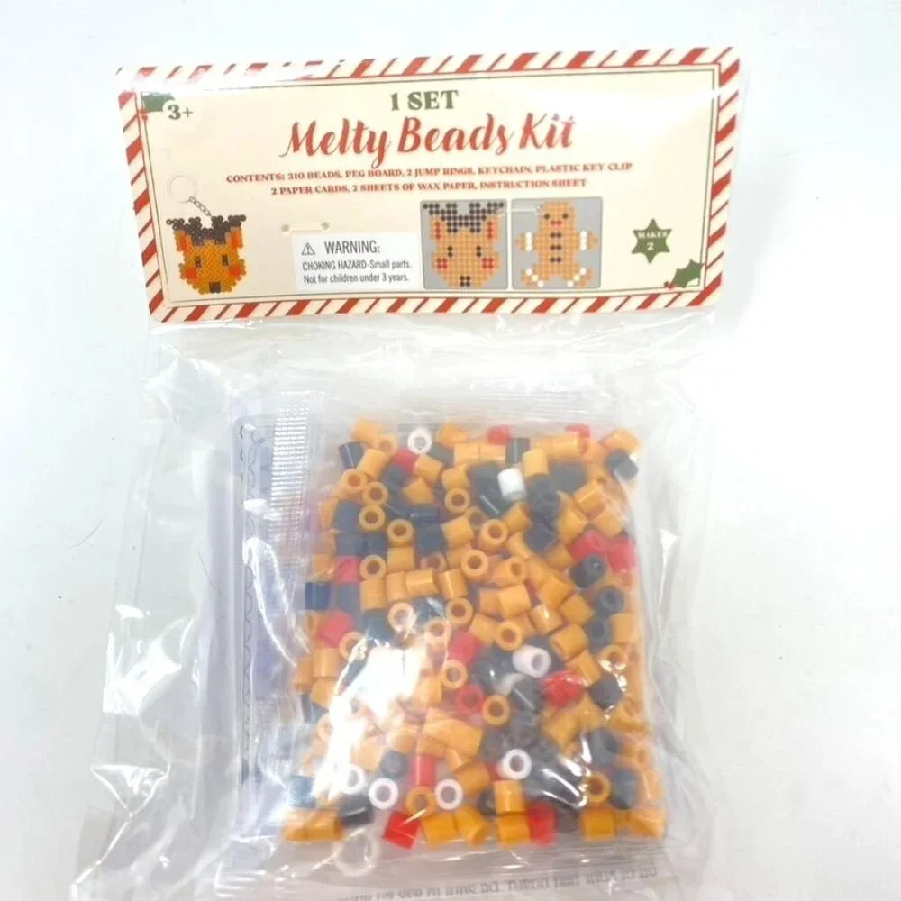 Target Melty Beads Tree/Wreath Or Reindeer/Gingerbread Kids Crafts
